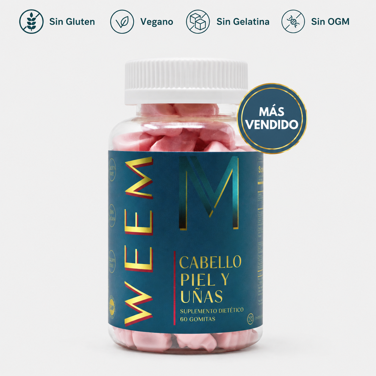 Gomitas Cabello, Piel y Uñas